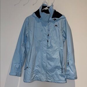 Helly Hansen Light Blue Waterproof Jacket